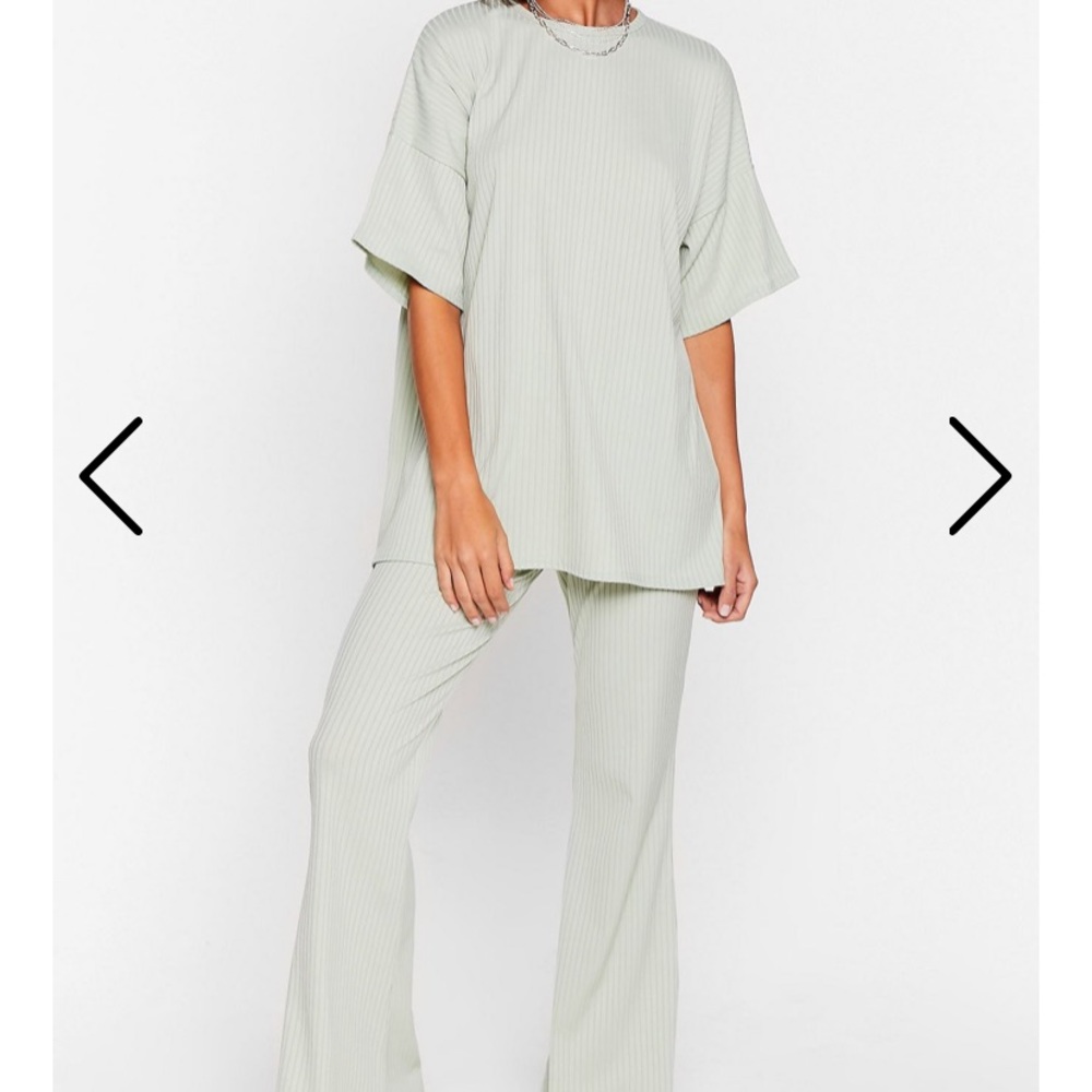 Nasty Gal mint green set